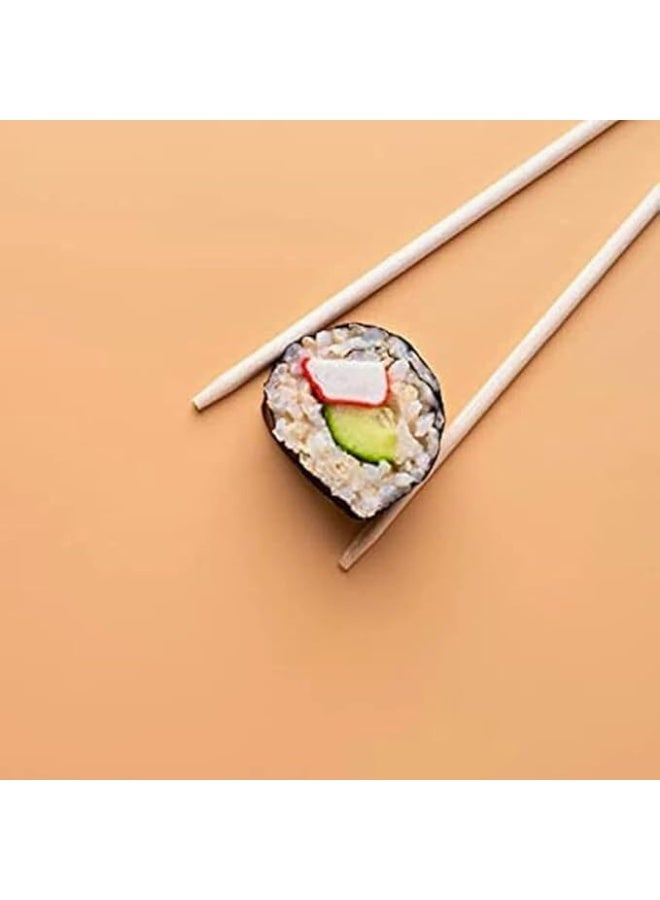 A set of 10 pairs of beautiful, reusable wooden chopsticks with a long design made of natural wood. Elegant, eco-friendly tableware, safe for everyday use in the kitchen. - Image 3